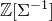 double struck upper Z left bracket normal upper Sigma Superscript negative 1 Baseline right bracket