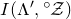 upper I left parenthesis normal upper Lamda prime comma Superscript ring Baseline script upper Z right parenthesis