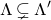 normal upper Lamda subset of or not equals normal upper Lamda prime