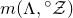 m left parenthesis normal upper Lamda comma Superscript ring Baseline script upper Z right parenthesis