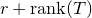 r plus normal r normal a normal n normal k left parenthesis upper T right parenthesis