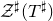 script upper Z Superscript normal ♯ Baseline left parenthesis upper T Superscript normal ♯ Baseline right parenthesis