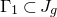 normal upper Gamma 1 subset of upper J Subscript g