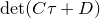 det left parenthesis upper C tau plus upper D right parenthesis