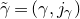 gamma overtilde equals left parenthesis gamma comma j Subscript gamma Baseline right parenthesis
