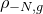 rho Subscript negative upper N comma g