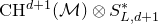 normal upper C normal upper H Superscript d plus 1 Baseline left parenthesis script upper M right parenthesis circled times upper S Subscript upper L comma d plus 1 Superscript asterisk