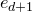 e Subscript d plus 1