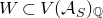 upper W subset of upper V left parenthesis script upper A Subscript upper S Baseline right parenthesis Subscript double struck upper Q