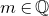 m element of double struck upper Q