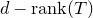 d minus normal r normal a normal n normal k left parenthesis upper T right parenthesis