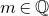 m element of double struck upper Q