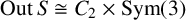 upper O u t upper S approximately equals upper C 2 times upper S y m left parenthesis 3 right parenthesis