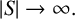 StartAbsoluteValue upper S EndAbsoluteValue right arrow infinity period