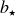 b Subscript star
