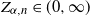 upper Z Subscript alpha comma n Baseline element of left parenthesis 0 comma normal infinity right parenthesis