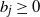 b Subscript j Baseline greater than or equals 0