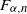 upper F Subscript alpha comma n