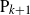 upper P Subscript k plus 1