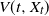 upper V left parenthesis t comma upper X Subscript t Baseline right parenthesis