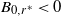 upper B Subscript 0 comma r Sub Superscript asterisk Subscript Baseline less than 0