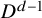 upper D Superscript d minus 1