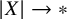 StartAbsoluteValue upper X EndAbsoluteValue right arrow asterisk