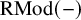 upper R upper M o d left parenthesis minus right parenthesis