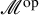 script upper M Superscript op