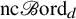 nc script upper B ord Subscript d