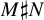 upper M normal sharp upper N
