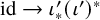 id right arrow iota prime Subscript asterisk Baseline left parenthesis iota Superscript prime Baseline right parenthesis Superscript asterisk