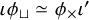 iota phi Subscript square cup Baseline asymptotically equals phi Subscript times Baseline iota prime
