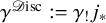 gamma Superscript script upper D isc Baseline colon equals gamma Subscript factorial Baseline j Subscript asterisk