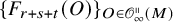 left brace upper F Subscript r plus s plus t Baseline left parenthesis upper O right parenthesis right brace Subscript upper O element of script upper O Sub Subscript infinity Sub Superscript parallel to Subscript left parenthesis upper M right parenthesis