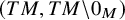 left parenthesis upper T upper M comma upper T upper M minus 0 Subscript upper M Baseline right parenthesis