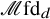script upper M fd Subscript d