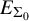 upper E Subscript normal upper Sigma 0