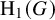 normal upper H 1 left parenthesis upper G right parenthesis