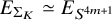 upper E Subscript normal upper Sigma Sub Subscript upper K Baseline asymptotically equals upper E Subscript upper S Sub Superscript 4 m plus 1