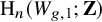normal upper H Subscript n Baseline left parenthesis upper W Subscript g comma 1 Baseline semicolon bold upper Z right parenthesis