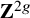 bold upper Z Superscript 2 g