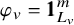 phi Subscript v Baseline equals 1 1 Subscript upper L Sub Subscript v Superscript m