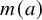 m left parenthesis a right parenthesis