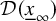 script upper D left parenthesis x underbar Subscript infinity Baseline right parenthesis