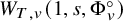 upper W Subscript upper T comma v Baseline left parenthesis 1 comma s comma normal upper Phi Subscript v Superscript ring Baseline right parenthesis