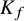 upper K Subscript f