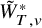 upper W overtilde Subscript upper T comma v Superscript asterisk
