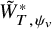 upper W overtilde Subscript upper T comma psi Sub Subscript v Subscript Superscript asterisk