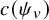 c left parenthesis psi Subscript v Baseline right parenthesis